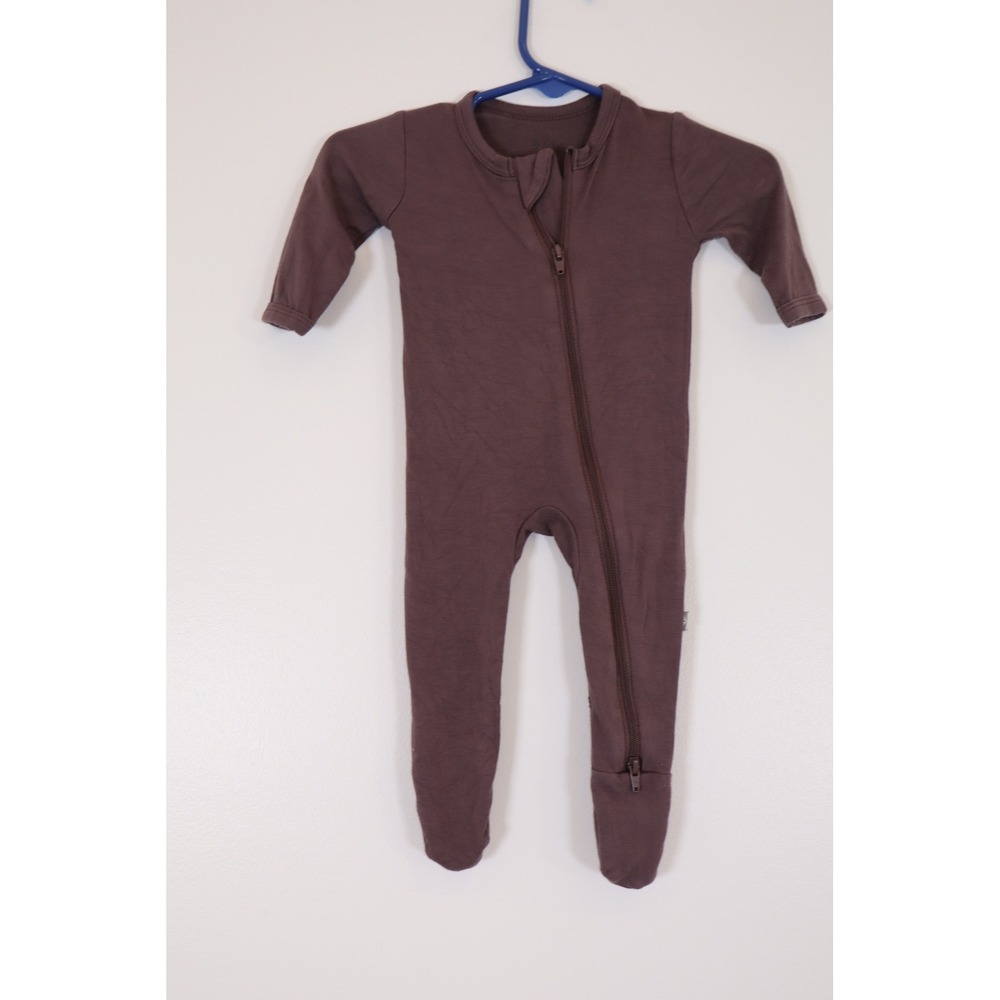 Kyte Purple Zippered Footie Newborn